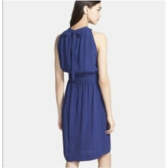 Kate Spade Carlie Elastic Waist Crepe Sheath Dress Blue Size 2 - Picture 2 of 9